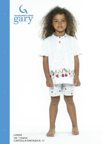 GIRL'S PAJAMA M/M L25044 Tellini S.r.l. Wholesale Clothing